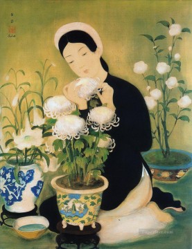 アジア人 Painting - 菊アジア